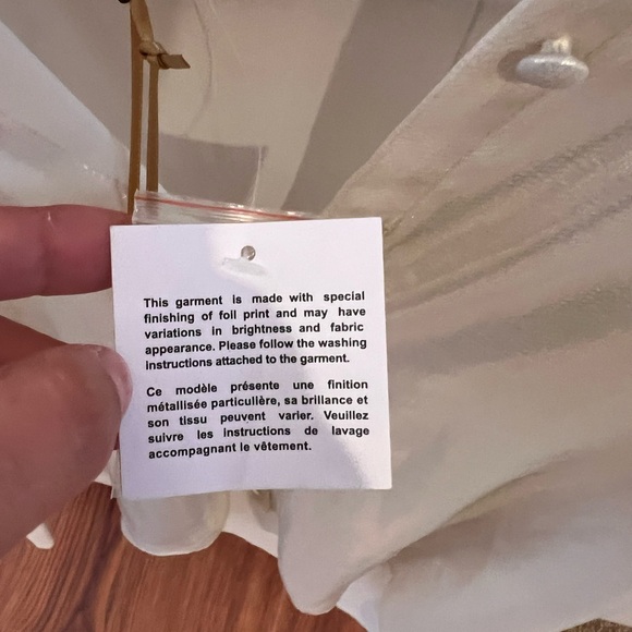 NWT House of Harlow x Revolve gold blouse - Picture 5 of 9